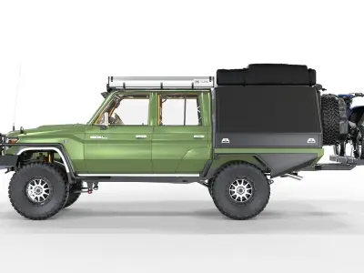 Toyota Land Cruiser S79 2023 Double Cab Australian Version  3D model