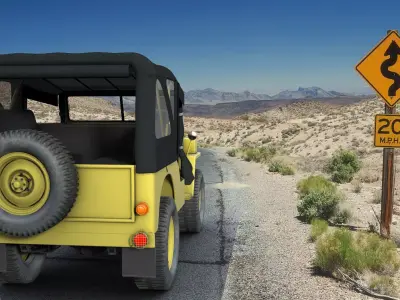 Major Jeep mesh 3D model