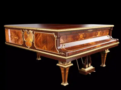 Classic Piano  3D model