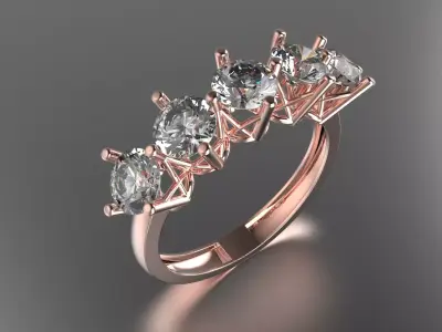 jewelry ring 343 3D print model