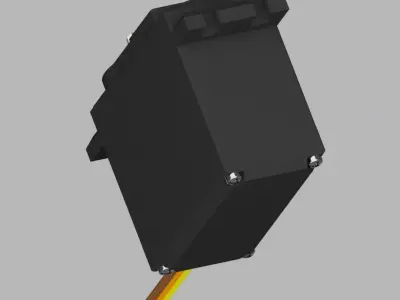 Servomotor servo motor 3D model