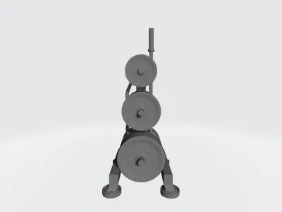 Stand for weight 3D print model