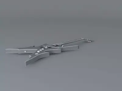 Reaper guitar Free 3D model