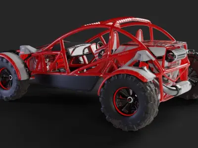 Off Road Buggy Car 3D model