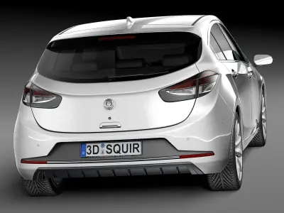 Generic Hatchback v3 2016 3D model