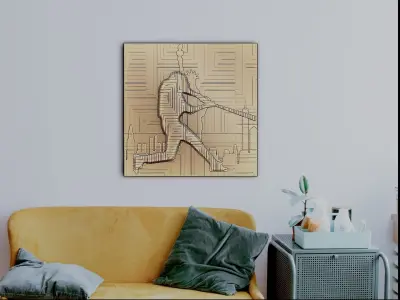 Baseball at NewYork 3D print model