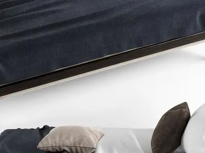 bed Modern double 3D model