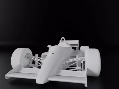 Lotus 98T Low Poly PRINT AND 3D MODEL RACE CAR FORMULA 1  Low-poly 3D model