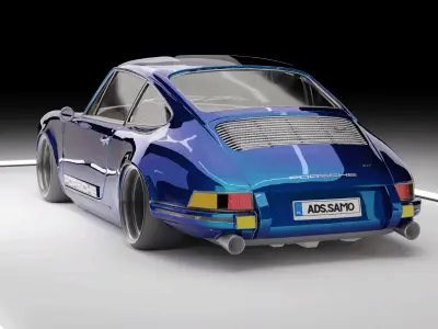 Porsche 911 Carrera 4S 50 Years 3D model