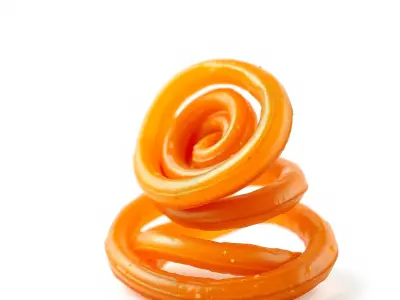 Spiral Ring Stack Decorative Model Pack Low-poly 3D model