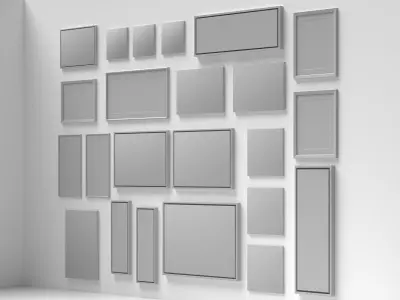 Painting Artwork Pack 3D model