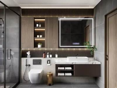 Bathroom 81 3D model