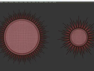 EXPLOSION XL MIRROR Low-poly 3D model
