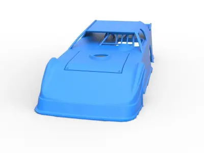 Shell of Dirt Modified Super stock car Scale 1 to 25 3D print model