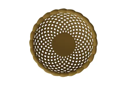 Basket Low-poly 3D model purchase