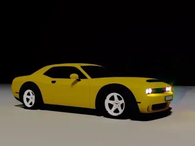 Dodge Challenger SRT Demon 2018 3D model