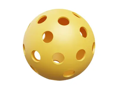 Paddle Ball 3D model