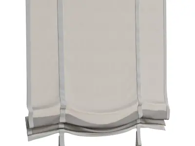 Roman Curtain Low-poly 3D model