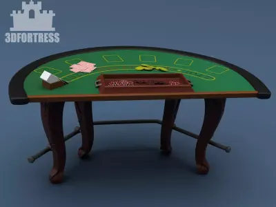 poker table 3D print model