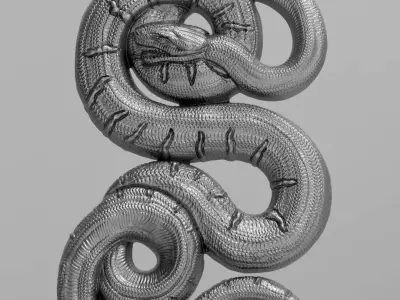 Snake 3D print model