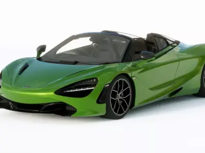 Mclaren 720S Spider 2019 3D model