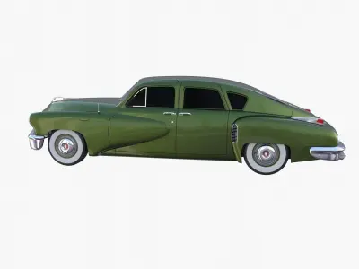 Tucker 48 Green 3D model
