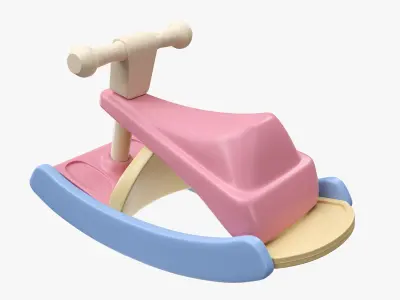 Baby rocking chair 3D model