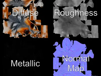 Fox Model Pack  Realistic D Animal Character Low-poly 3D model