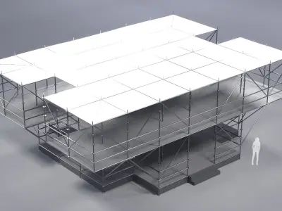 Layher Structure Pavilion 1 3D model