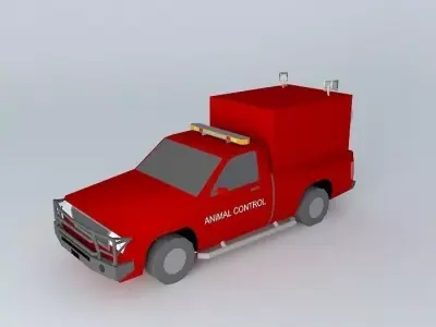animal control vehicle Free 3D model