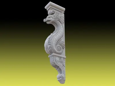Draco baluster 3D print model