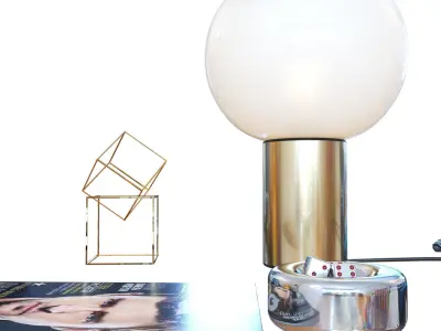 Decorative set gq magazine table lamp 3D model