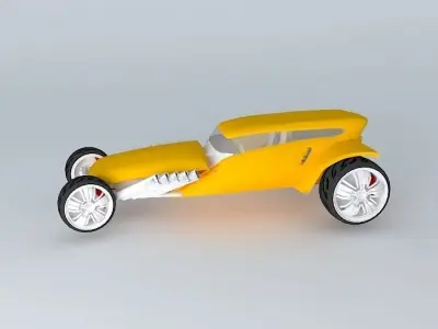 Ratified toy car Free 3D model