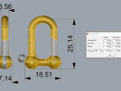 Lock bracelet Tiffany 3D print model