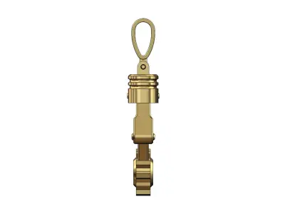 Piston gear engine pendant 3D print model