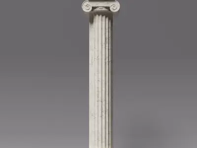 Ionic column 3D model