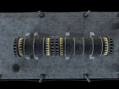 Muhammed elfateh Gun Free low-poly 3D model