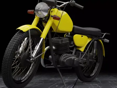 MMVZ Minsk 3 112 soviet motorcycle 3D model