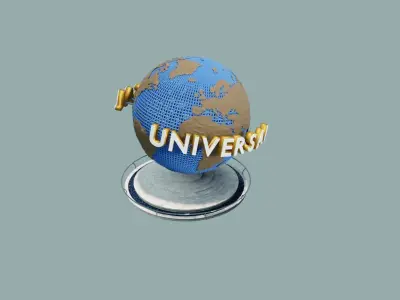 Universal Studios Globe 3D model