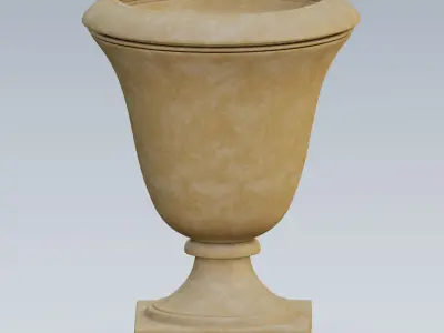 Garden urn planter29 3D model