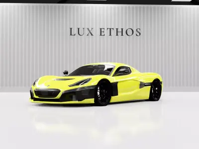 2021 RIMAC Nevera 3D model