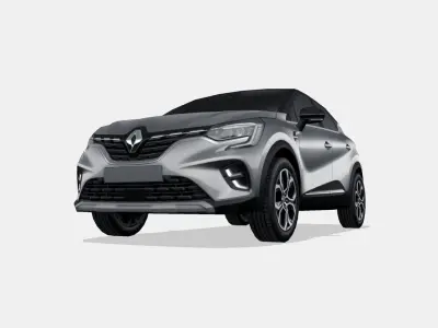 Renault Captur 2020 Low-poly 3D model
