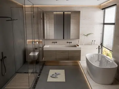 Bathroom 65 3D model