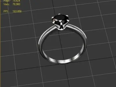 Diamond Ring 3D model