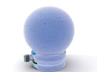 Glowing Network Sphere Lamp Model Pack Low-poly 3D model