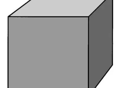 Wuerfel 3 cube with empty space in middle Free 3D model
