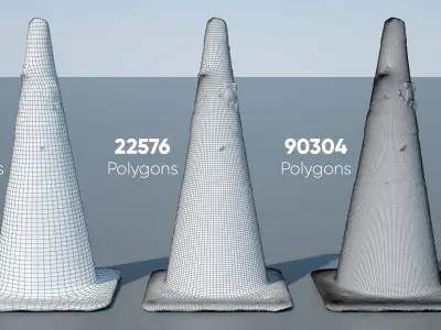 Traffic Cone 3D model