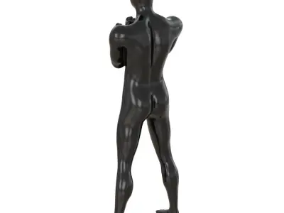 Abstract black mannequin 160 3D model