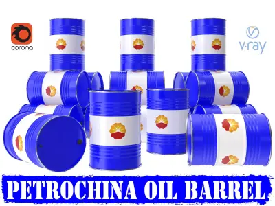 PetroChina oil barrel t2 3D model