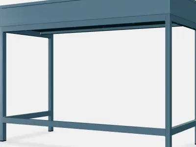 ALEX desk 8 Low-poly 3D model